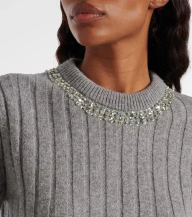Gucci Embellished wool and cashmere sweater | Thumbnail 5 Gucci Embellished wool and cashmere sweater | Thumbnail 5