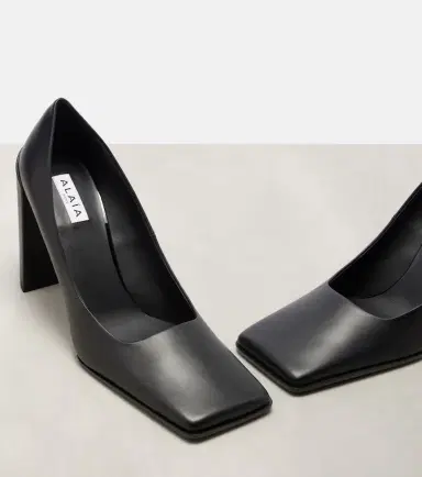Alaïa Alaïa Square leather pumps | Thumbnail 2 Alaïa Alaïa Square leather pumps | Thumbnail 2
