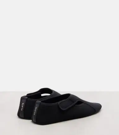 Alaïa Alaïa Flex leather-trimmed ballet flats | Thumbnail 2 Alaïa Alaïa Flex leather-trimmed ballet flats | Thumbnail 2