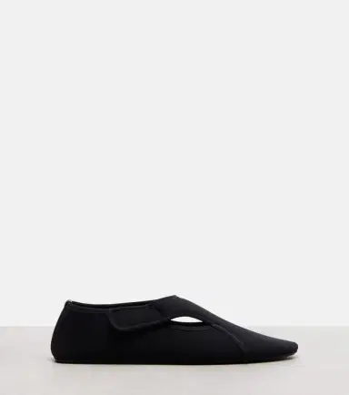Alaïa Alaïa Flex leather-trimmed ballet flats | Thumbnail 4 Alaïa Alaïa Flex leather-trimmed ballet flats | Thumbnail 4