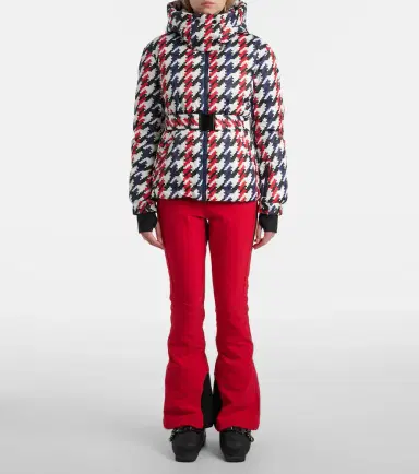 Perfect Moment Candice houndstooth down ski jacket | Thumbnail 4 Perfect Moment Candice houndstooth down ski jacket | Thumbnail 4