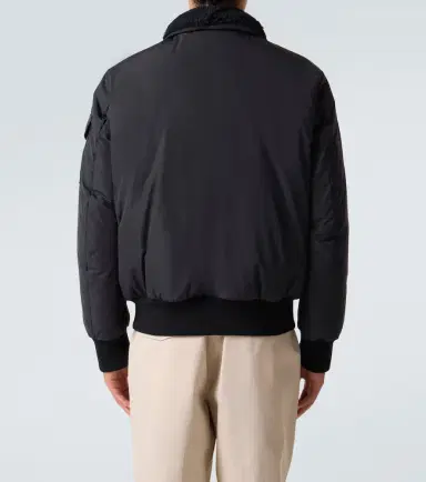 Moncler aulevrier reversible down bomber jacket | Thumbnail 3 Moncler aulevrier reversible down bomber jacket | Thumbnail 3