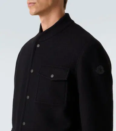 Moncler Virgin wool bouclé overshirt | Thumbnail 5 Moncler Virgin wool bouclé overshirt | Thumbnail 5