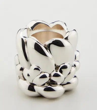Christofle Babylone silver-plated candle holder | Thumbnail 2 Christofle Babylone silver-plated candle holder | Thumbnail 2