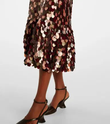 Dries Van Noten Sequined midi skirt | Thumbnail 4 Dries Van Noten Sequined midi skirt | Thumbnail 4