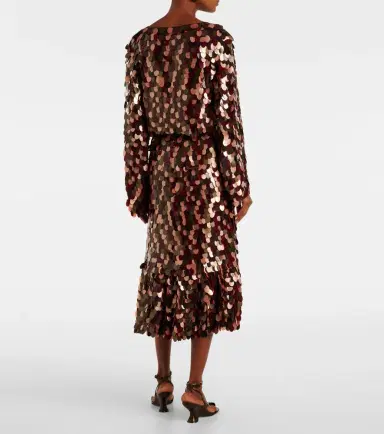 Dries Van Noten Sequined midi skirt | Thumbnail 6 Dries Van Noten Sequined midi skirt | Thumbnail 6