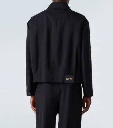 Loewe Belted leather-trimmed wool blouson | Thumbnail 5 Loewe Belted leather-trimmed wool blouson | Thumbnail 5