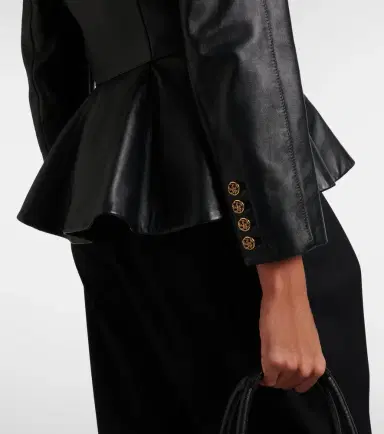 Chloé Chloé Peplum leather jacket | Thumbnail 2 Chloé Chloé Peplum leather jacket | Thumbnail 2