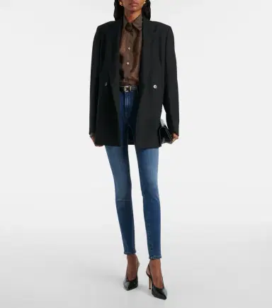7 For All Mankind HW high-waist skinny jeans | Thumbnail 2 7 For All Mankind HW high-waist skinny jeans | Thumbnail 2