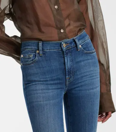 7 For All Mankind HW high-waist skinny jeans | Thumbnail 4 7 For All Mankind HW high-waist skinny jeans | Thumbnail 4