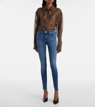 7 For All Mankind HW high-waist skinny jeans | Thumbnail 5 7 For All Mankind HW high-waist skinny jeans | Thumbnail 5