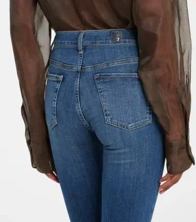7 For All Mankind HW high-waist skinny jeans | Thumbnail 7 7 For All Mankind HW high-waist skinny jeans | Thumbnail 7