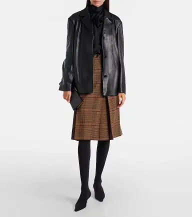 Nour Hammour Opus leather blazer | Thumbnail 5 Nour Hammour Opus leather blazer | Thumbnail 5