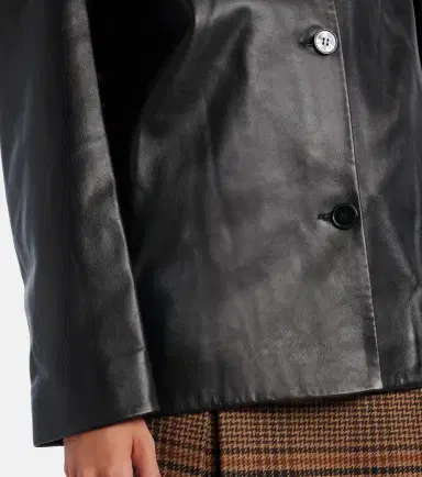 Nour Hammour Opus leather blazer | Thumbnail 6 Nour Hammour Opus leather blazer | Thumbnail 6