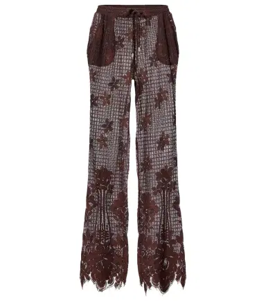 Melissa Odabash Etta cotton-blend lace wide-leg pants | Thumbnail 1 Melissa Odabash Etta cotton-blend lace wide-leg pants | Thumbnail 1