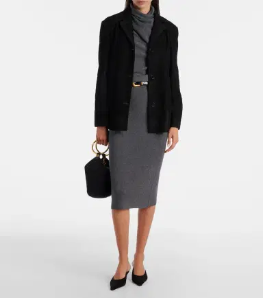 Nour Hammour Opus suede blazer | Thumbnail 6 Nour Hammour Opus suede blazer | Thumbnail 6