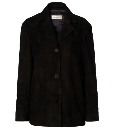 Nour Hammour Opus suede blazer | Thumbnail 1 Nour Hammour Opus suede blazer | Thumbnail 1