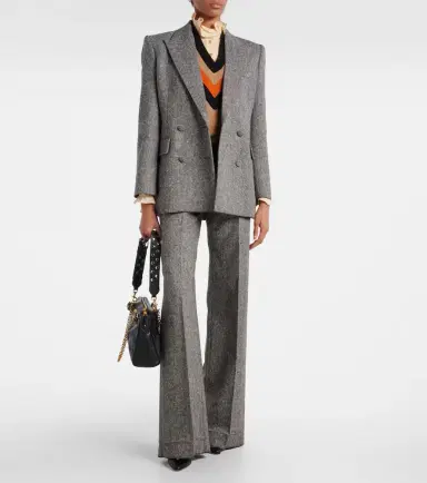 Valentino Double-breasted wool-blend blazer | Thumbnail 2 Valentino Double-breasted wool-blend blazer | Thumbnail 2