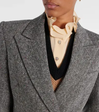 Valentino Double-breasted wool-blend blazer | Thumbnail 4 Valentino Double-breasted wool-blend blazer | Thumbnail 4