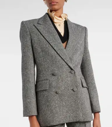 Valentino Double-breasted wool-blend blazer | Thumbnail 6 Valentino Double-breasted wool-blend blazer | Thumbnail 6