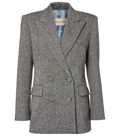 Valentino Double-breasted wool-blend blazer | Thumbnail 1 Valentino Double-breasted wool-blend blazer | Thumbnail 1
