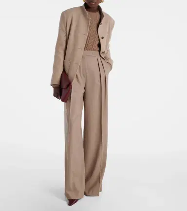 Max Mara Cashmere-blend wide-leg pants | Thumbnail 5 Max Mara Cashmere-blend wide-leg pants | Thumbnail 5