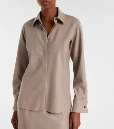 Max Mara Tebaide cashmere-blend shirt | Thumbnail 3 Max Mara Tebaide cashmere-blend shirt | Thumbnail 3