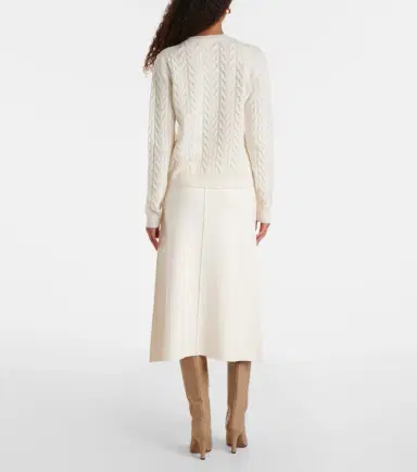 Max Mara Aramis cable-knit cashmere sweater | Thumbnail 2 Max Mara Aramis cable-knit cashmere sweater | Thumbnail 2