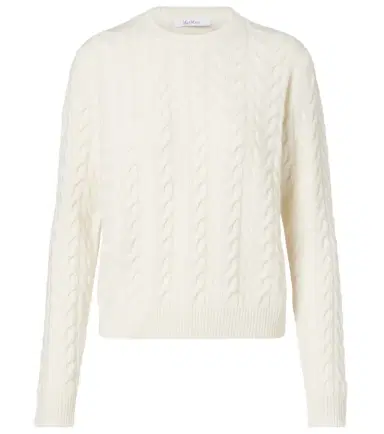 Max Mara Aramis cable-knit cashmere sweater | Thumbnail 1 Max Mara Aramis cable-knit cashmere sweater | Thumbnail 1