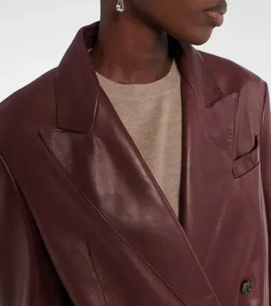 Max Mara Duse leather jacket | Thumbnail 3 Max Mara Duse leather jacket | Thumbnail 3