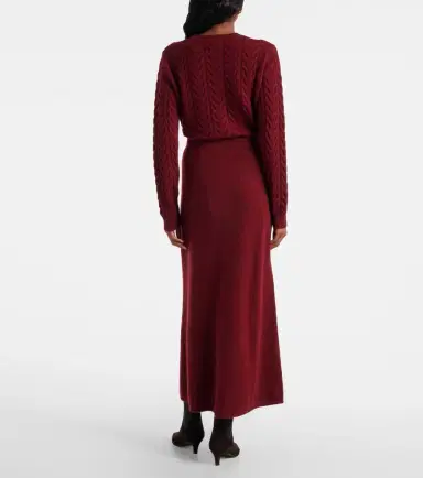 Max Mara Dorina cashmere-blend maxi skirt | Thumbnail 4 Max Mara Dorina cashmere-blend maxi skirt | Thumbnail 4
