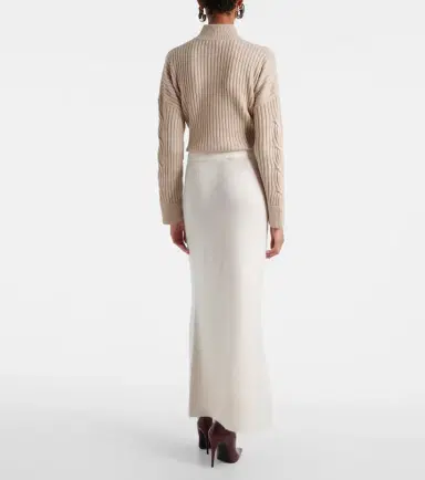 Max Mara Dorina cashmere-blend maxi skirt | Thumbnail 3 Max Mara Dorina cashmere-blend maxi skirt | Thumbnail 3