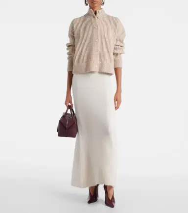 Max Mara Dorina cashmere-blend maxi skirt | Thumbnail 5 Max Mara Dorina cashmere-blend maxi skirt | Thumbnail 5