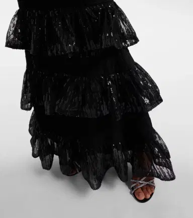 Elie Saab Sequined macramé gown | Thumbnail 5 Elie Saab Sequined macramé gown | Thumbnail 5
