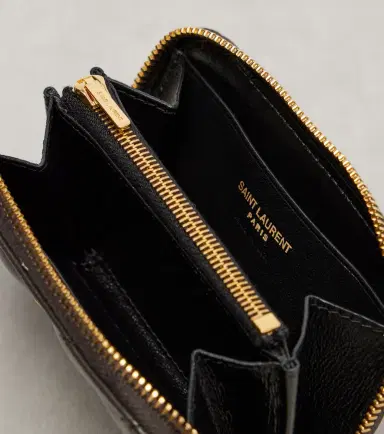 Saint Laurent Cassandre quilted leather card case | Thumbnail 2 Saint Laurent Cassandre quilted leather card case | Thumbnail 2
