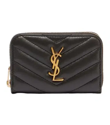 Saint Laurent Cassandre quilted leather card case | Thumbnail 1 Saint Laurent Cassandre quilted leather card case | Thumbnail 1