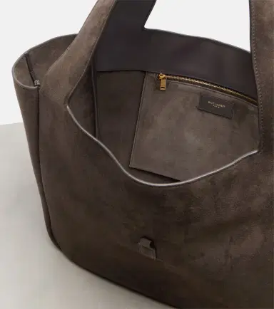Saint Laurent Le 5 à 7 Bea suede tote bag | Thumbnail 4 Saint Laurent Le 5 à 7 Bea suede tote bag | Thumbnail 4