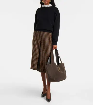 Saint Laurent Le 5 à 7 Bea suede tote bag | Thumbnail 6 Saint Laurent Le 5 à 7 Bea suede tote bag | Thumbnail 6