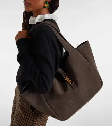 Saint Laurent Le 5 à 7 Bea suede tote bag | Thumbnail 7 Saint Laurent Le 5 à 7 Bea suede tote bag | Thumbnail 7