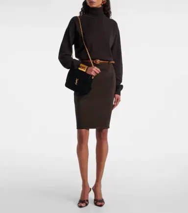 Saint Laurent Kate suede shoulder bag | Thumbnail 7 Saint Laurent Kate suede shoulder bag | Thumbnail 7