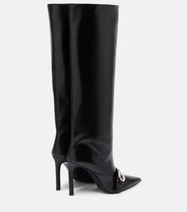 Coperni Logo leather knee-high boots | Thumbnail 2 Coperni Logo leather knee-high boots | Thumbnail 2