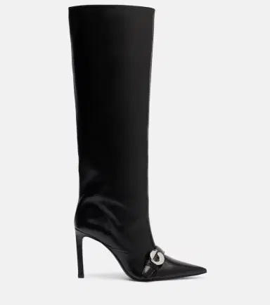 Coperni Logo leather knee-high boots | Thumbnail 3 Coperni Logo leather knee-high boots | Thumbnail 3