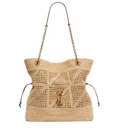 Saint Laurent Jamie Cassandre raffia tote bag | Thumbnail 1 Saint Laurent Jamie Cassandre raffia tote bag | Thumbnail 1