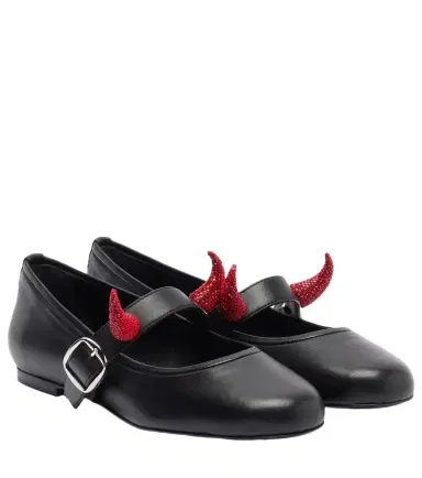 Coperni x Disney leather Mary Jane flats | Thumbnail 1 Coperni x Disney leather Mary Jane flats | Thumbnail 1