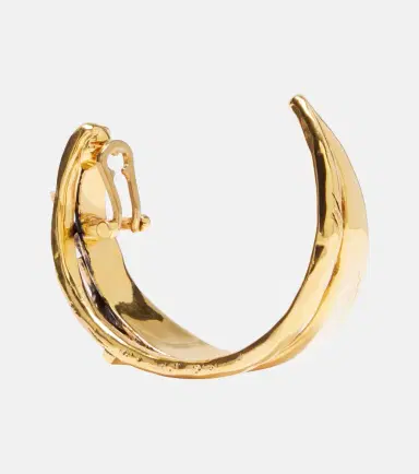 Saint Laurent Cassandre Large clip-on earrings | Thumbnail 4 Saint Laurent Cassandre Large clip-on earrings | Thumbnail 4