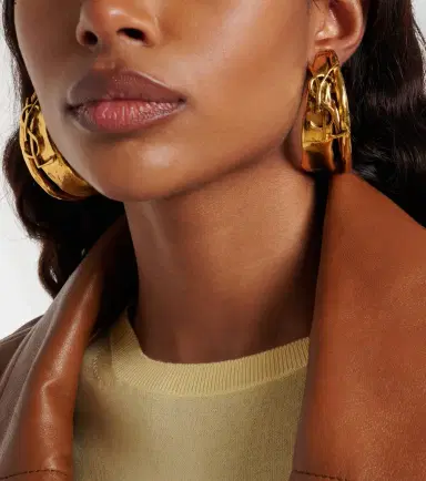 Saint Laurent Cassandre Large clip-on earrings | Thumbnail 5 Saint Laurent Cassandre Large clip-on earrings | Thumbnail 5
