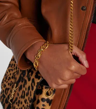 Saint Laurent Cassandre chain bracelet | Thumbnail 4 Saint Laurent Cassandre chain bracelet | Thumbnail 4