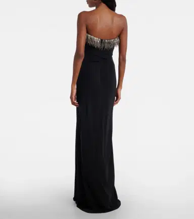 Christopher Esber Arced Palm beaded jersey maxi dress | Thumbnail 4 Christopher Esber Arced Palm beaded jersey maxi dress | Thumbnail 4