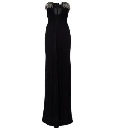 Christopher Esber Arced Palm beaded jersey maxi dress | Thumbnail 1 Christopher Esber Arced Palm beaded jersey maxi dress | Thumbnail 1
