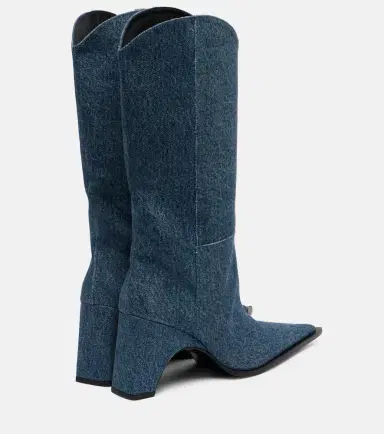 Coperni Bridge denim cowboy boots | Thumbnail 2 Coperni Bridge denim cowboy boots | Thumbnail 2